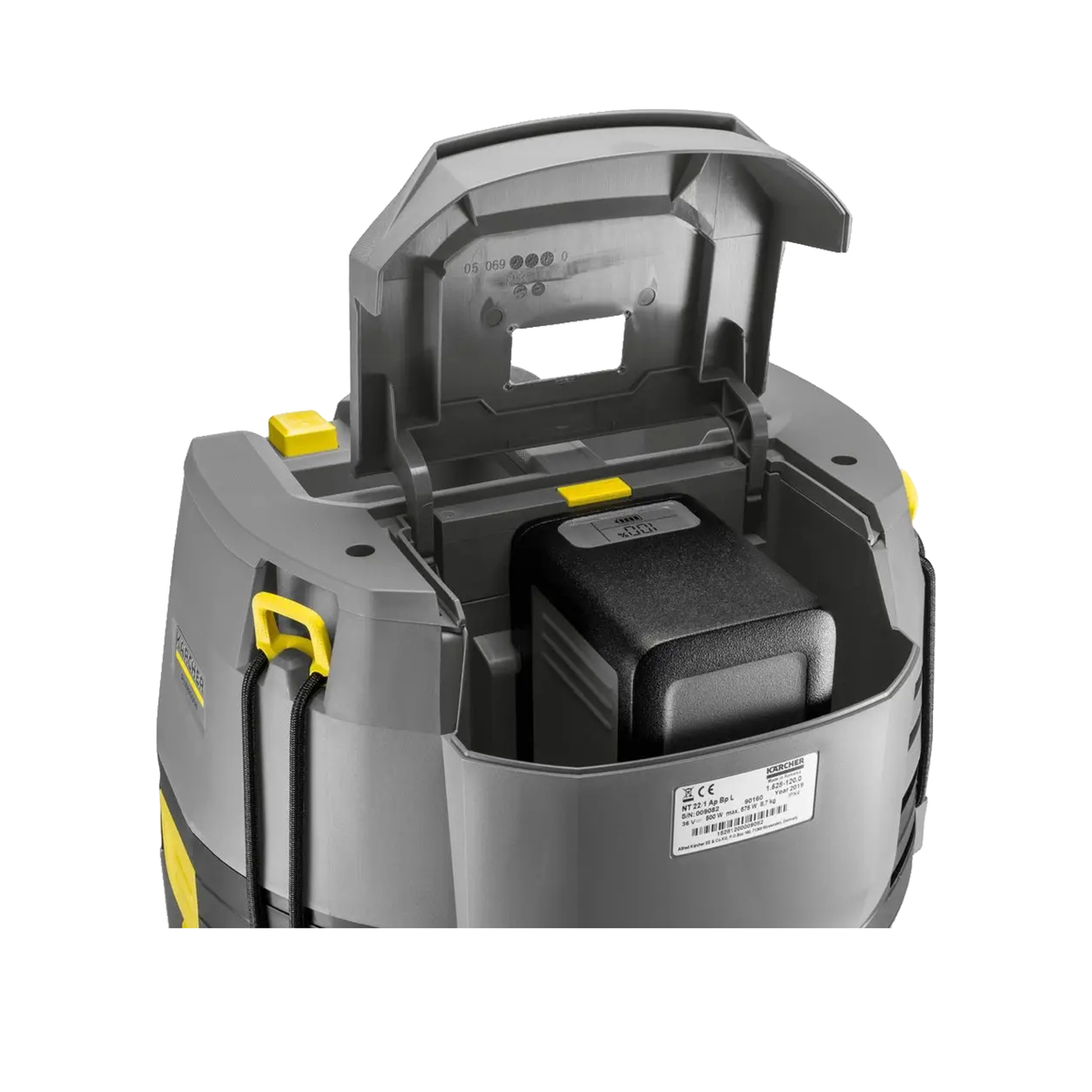 Voir la diapositive 6 : KARCHER aspirateur eau et poussière nt 22/1 ap bp l 575w 22l