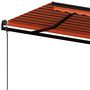 Voir la diapositive 5 : VIDAXL Auvent retractable automatique 450x350 cm Orange et marron
