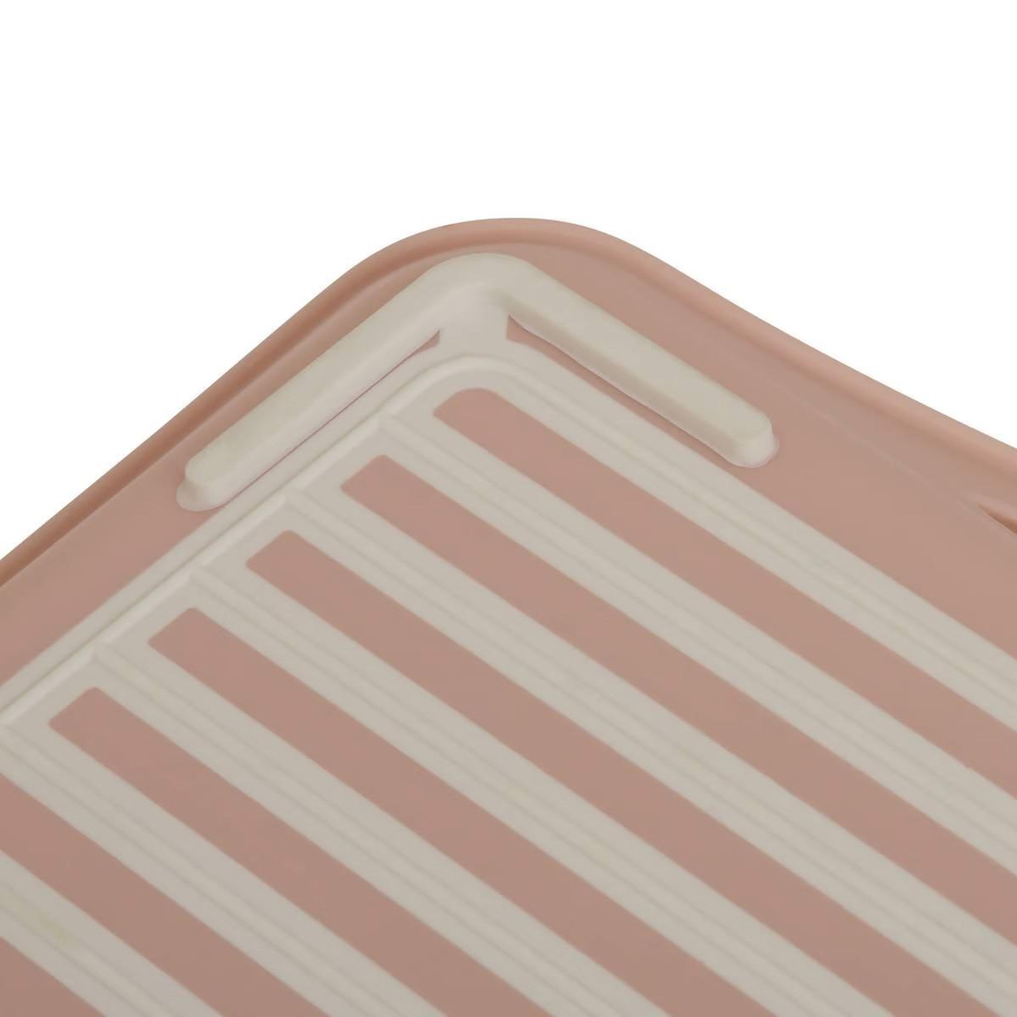 Voir la diapositive 2 : FIVE Plateau de service anti-dérapant  poly  45cm rose