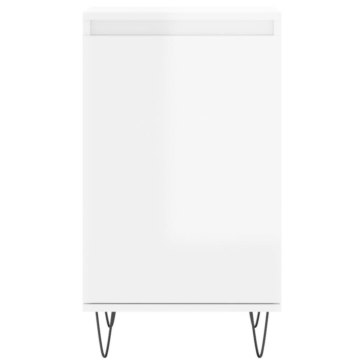 VIDAXL Buffet blanc brillant 40x35x70 cm bois d'ingenierie