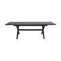 Voir la diapositive 2 : SWEEEK Table de jardin extensible aluminium 8 places anthracite - Ventura