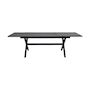 Voir la diapositive 2 : SWEEEK Table de jardin extensible aluminium 8 places anthracite - Ventura