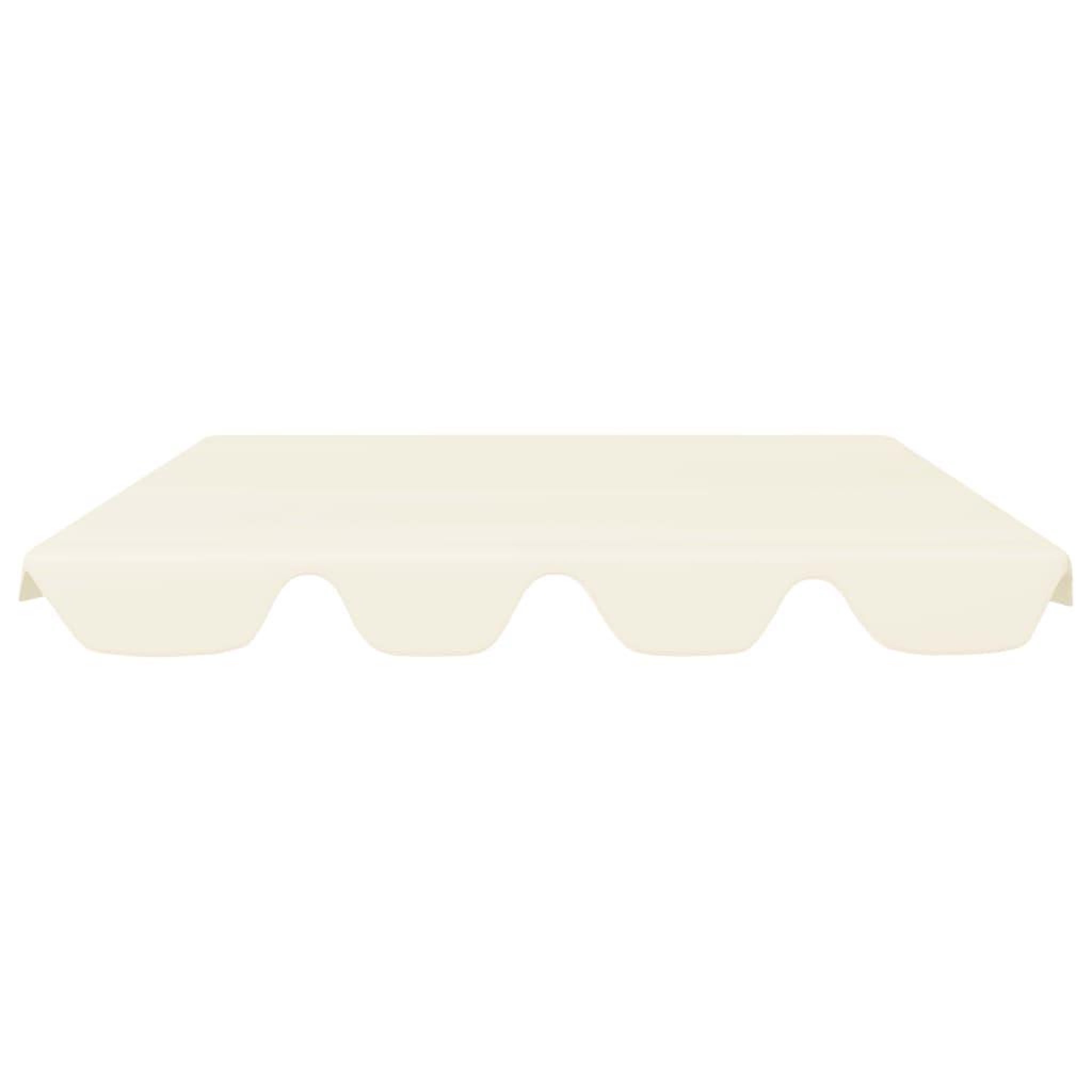 Voir la diapositive 3 : VIDAXL Toit de rechange de balançoire creme 150/130x105/70 cm