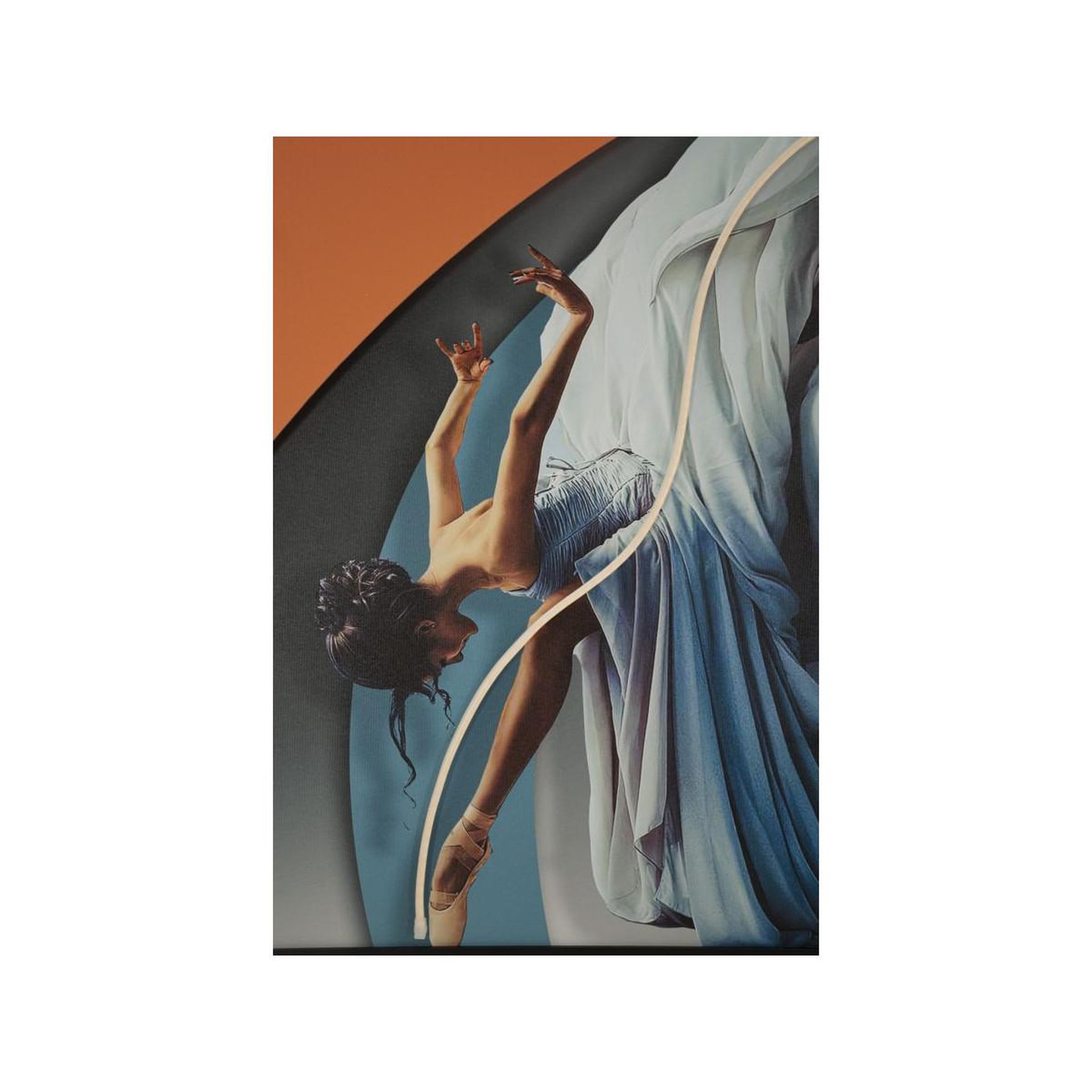 Voir la diapositive 5 : Paris Prix Tableau Imprimé à LED  Dancer  60x90cm Multicolore
