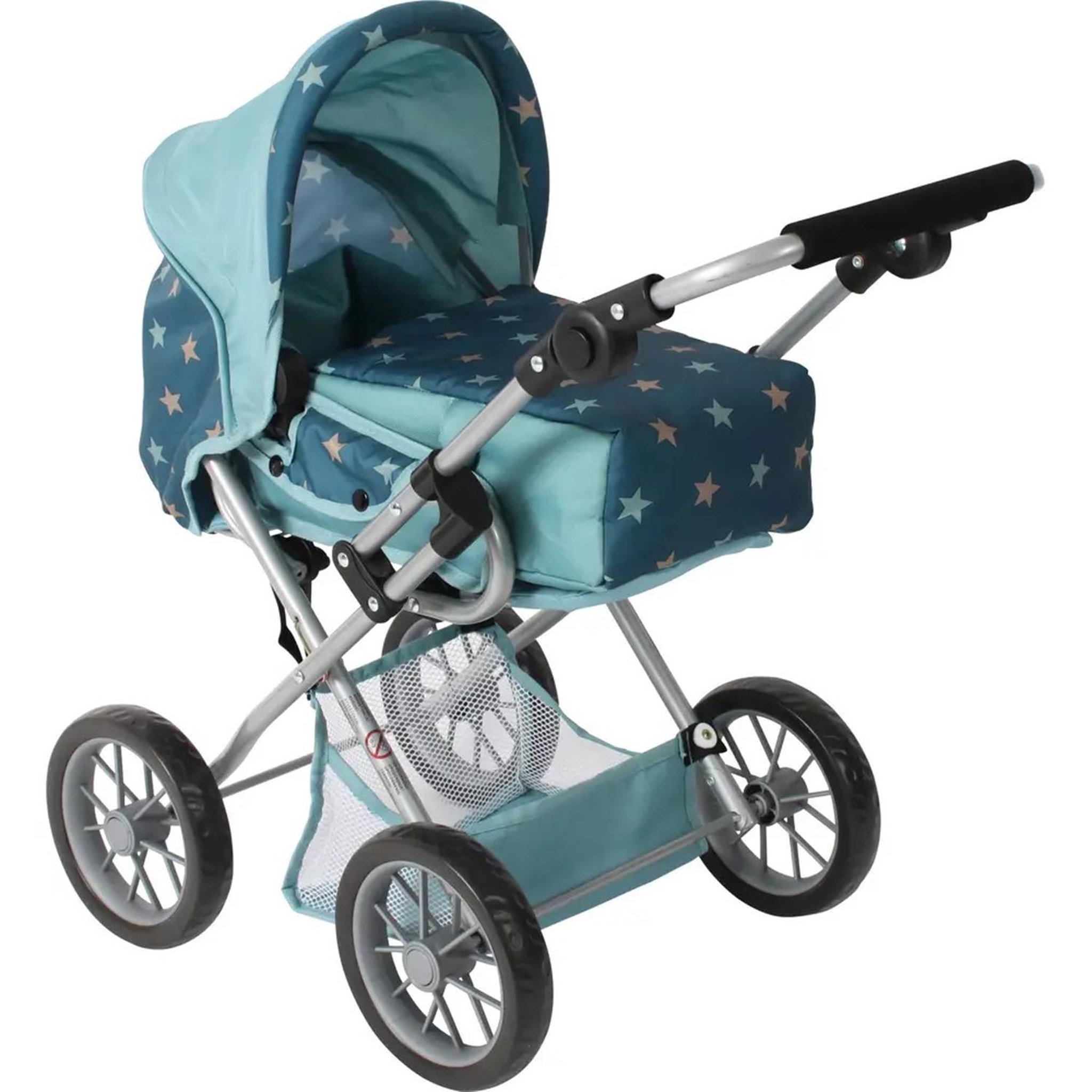 Voir la diapositive 3 : BAYER CHIC 2000 Poupées Landau combiné LENI - Étoiles turquoise