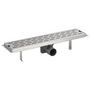 Voir la diapositive 4 : VIDAXL Drain de douche lineaire 530 x 140 mm acier inoxydable
