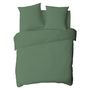 Voir la diapositive 3 : FUTURE HOME Drap housse uni en coton 57 fils