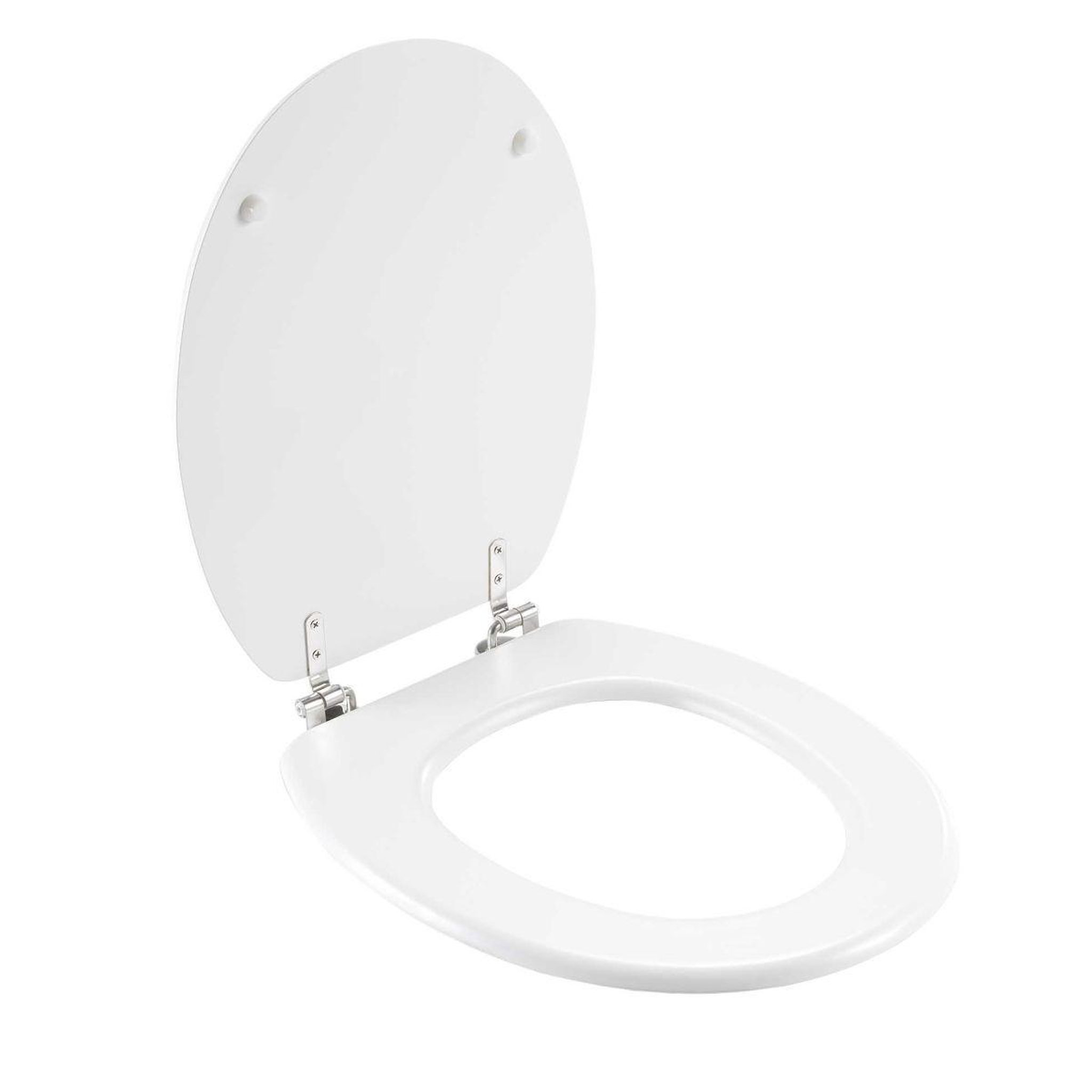 Voir la diapositive 3 : Douceur d'Intérieur Abattant wc déco  kelly  46cm blanc