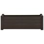 Voir la diapositive 3 : VIDAXL Lit sureleve de jardin PP Moka 100x43x35 cm