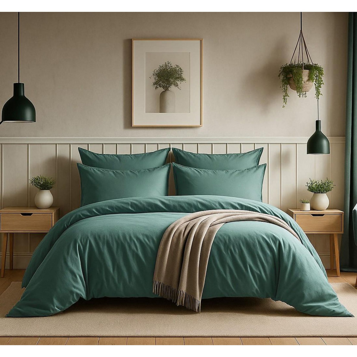 Home collection Drap housse 100% coton 57fils