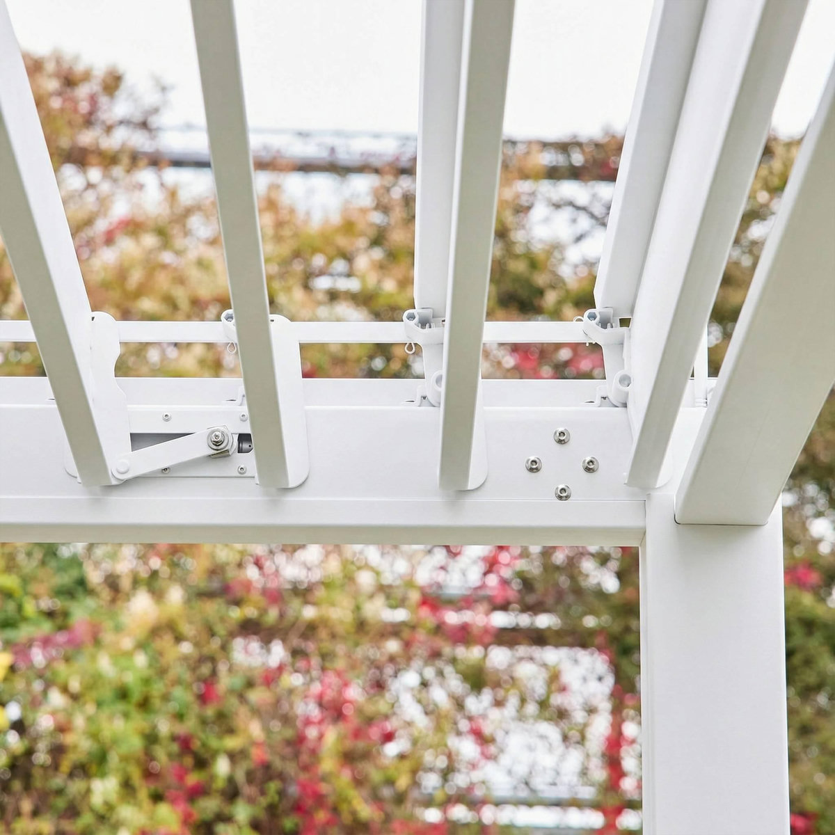 SWEEEK Pergola bioclimatique aluminium lames orientables 4x3m Triomphe