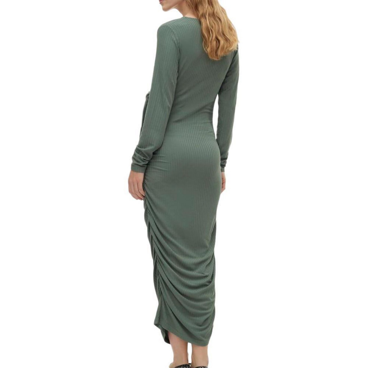 MAMALICIOUS Robe D'allaitement Kaki Femme Mamalicious Trinity
