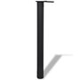 Voir la diapositive 2 : VIDAXL 4 pieds de table reglables en hauteur 710 mm Noir