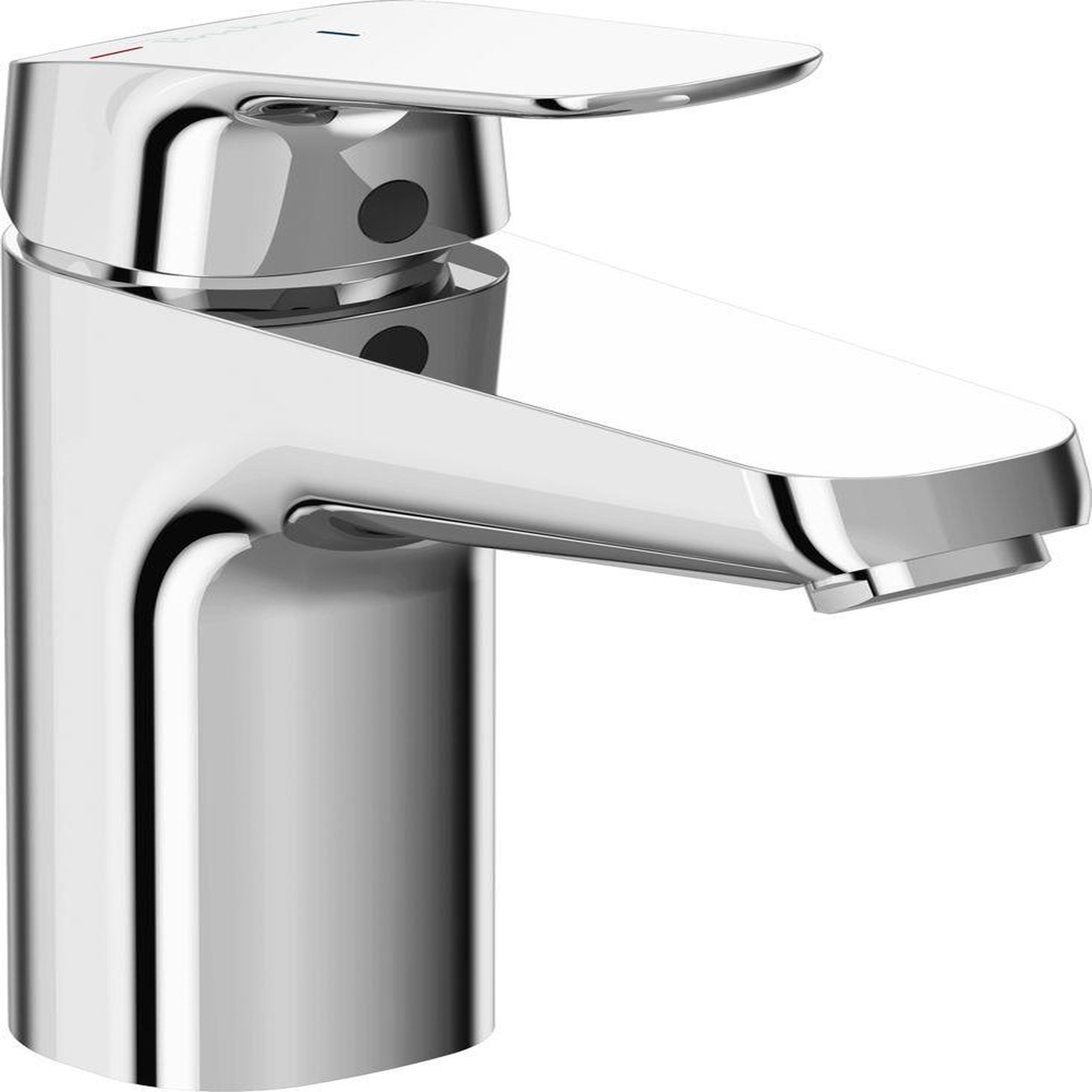 Porcher Mitigeur lavabo OKYRIS Ch3, 5L/min, tirette et bonde métal - chrome