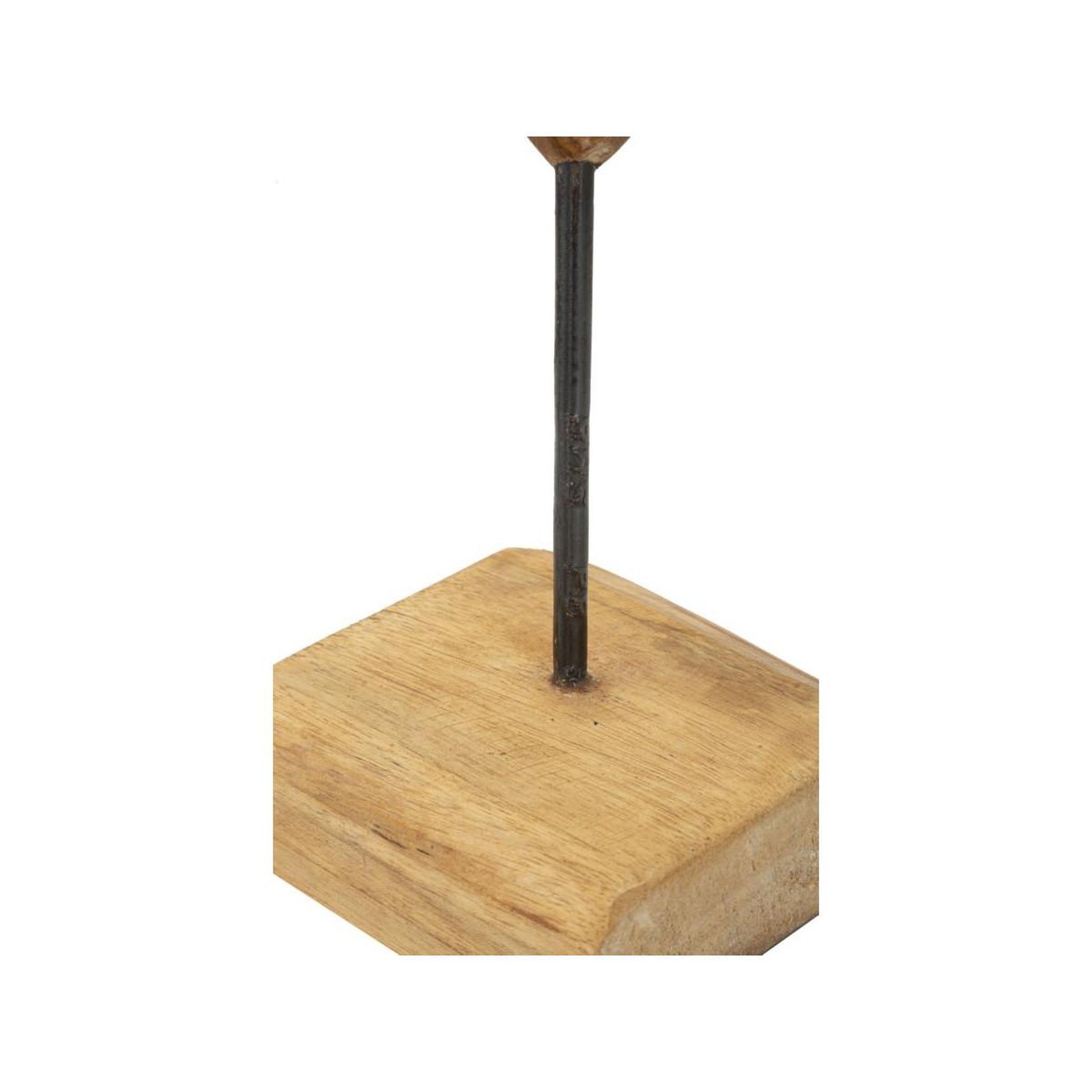 Voir la diapositive 5 : Paris Prix Objet déco en teck  cœur  45cm naturel