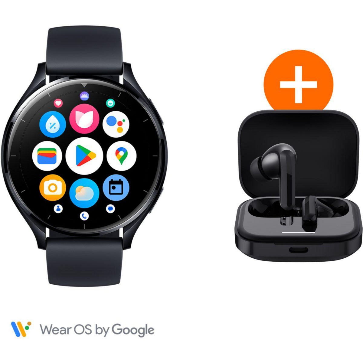 XIAOMI Montre connectée Pack Mi Watch 2 Noir + Buds5