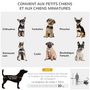 Voir la diapositive 5 : PAWHUT Remorque vélo jogger 2 en 1 pour chien - remorque à vélo pour chien - attache, drapeau, roue AV pivotante, réflecteurs - noir