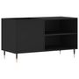 Voir la diapositive 2 : VIDAXL Armoire a disques noir 85x38x48 cm bois d'ingenierie