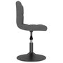 Voir la diapositive 5 : VIDAXL Chaises pivotantes a manger lot de 2 gris fonce velours