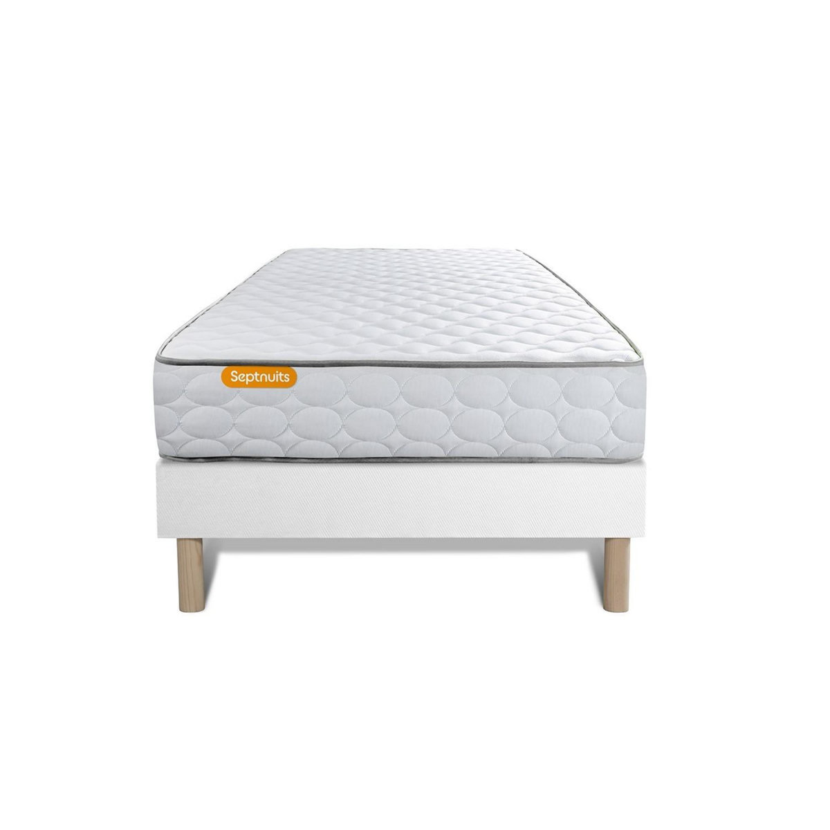 SEPTNUITS Ensemble matelas Mémoire de forme + sommier Memo