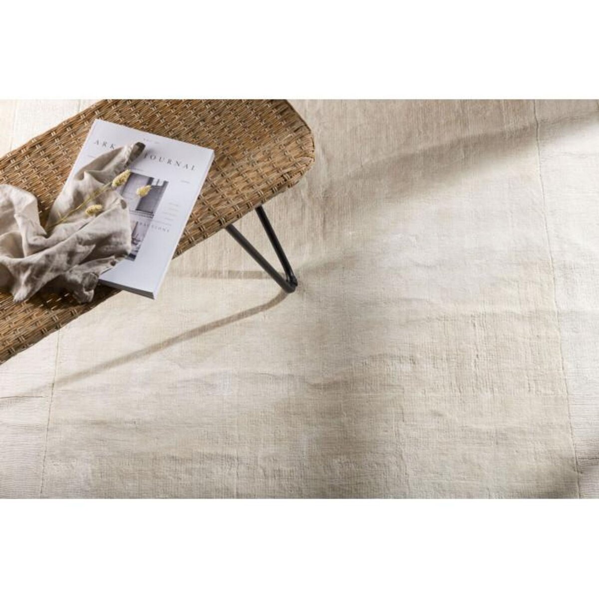 Paris Prix Tapis Déco  Boston  202x300cm Blanc