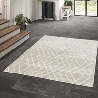 Unamourdetapis Tapis salon Fait main ANTIKA Marron 200x300 en