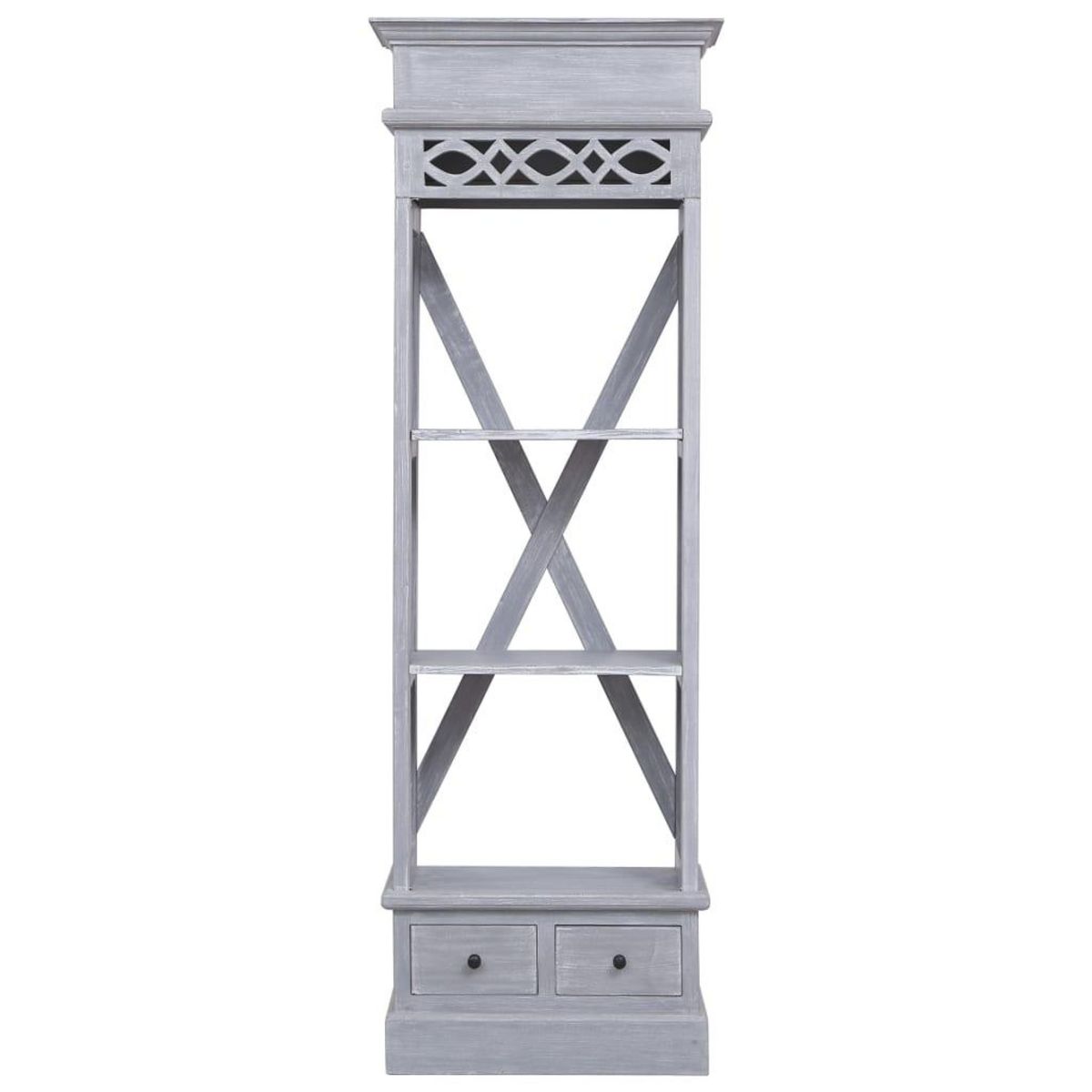 VIDAXL Buffet 60x30x175 cm Bois d'acajou massif