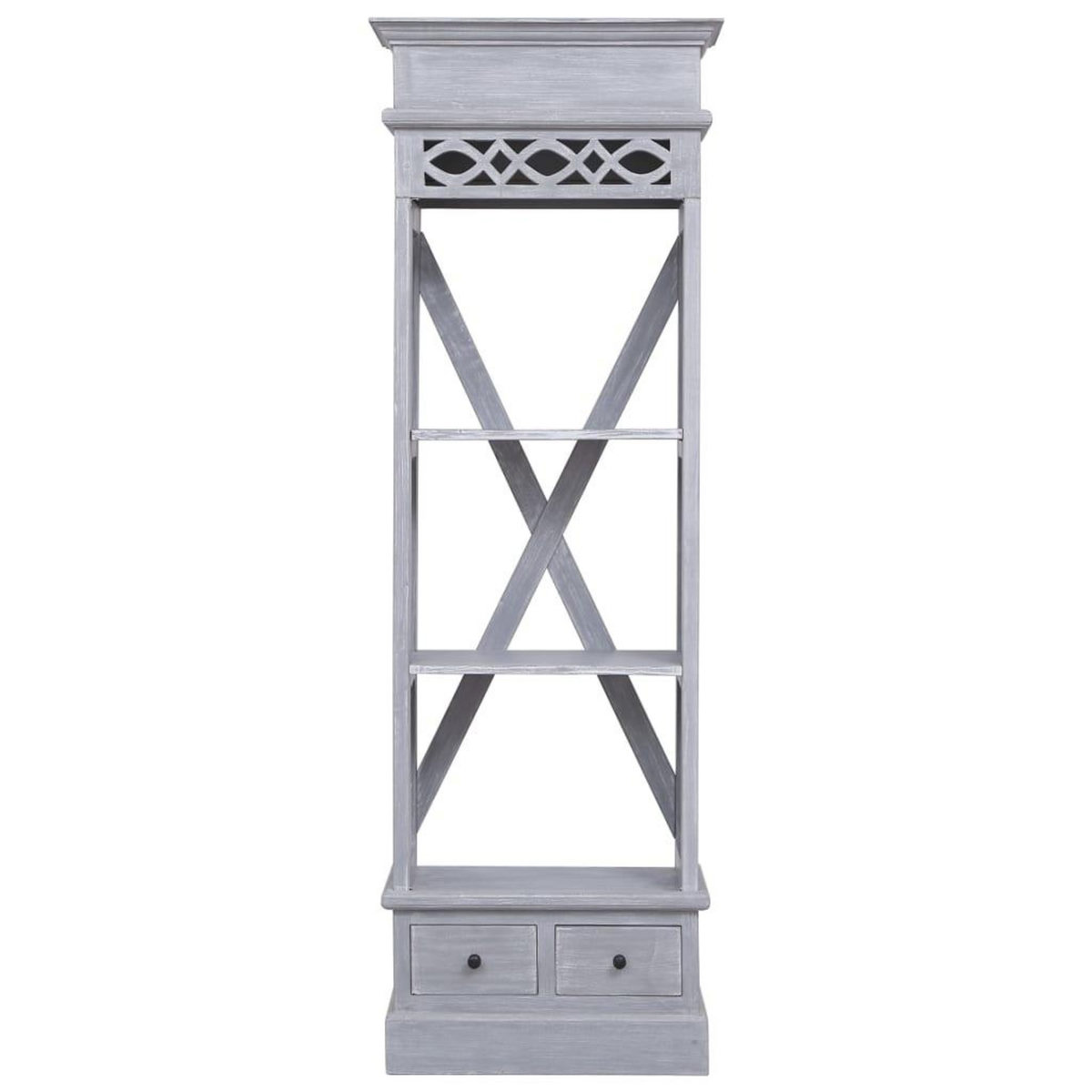 VIDAXL Buffet 60x30x175 cm Bois d'acajou massif