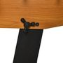 Voir la diapositive 6 : HOMCOM Baby-foot table de Babyfoot pliable dim. 98L x 42l x 62H cm 2 balles fournies MDF imitation bois et noir