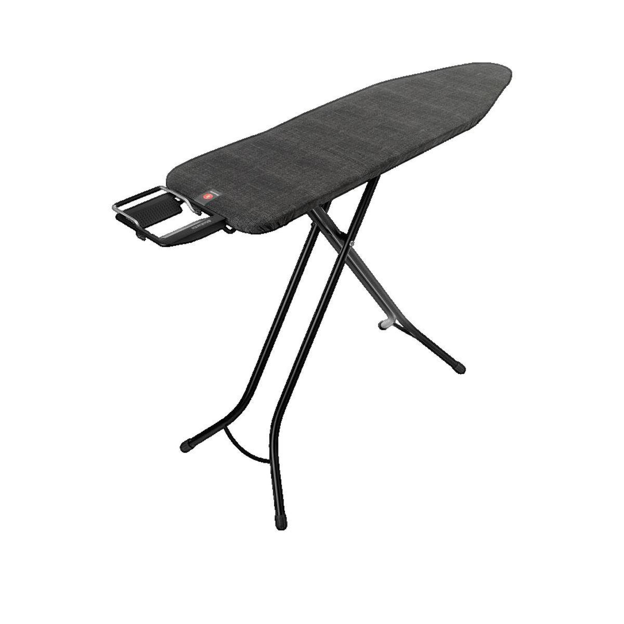 Voir la diapositive 2 : BRABANTIA table à repasser denim black 124x38cm