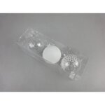 FEERIC LIGHT & CHRISTMAS 3 Boules de Noël Verre - Diam. 80 mm. Coloris disponibles : Jaune, Rouge