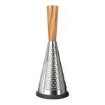 SECRET DE GOURMET Râpe Cylindrique Inox  Acacia  34cm Naturel