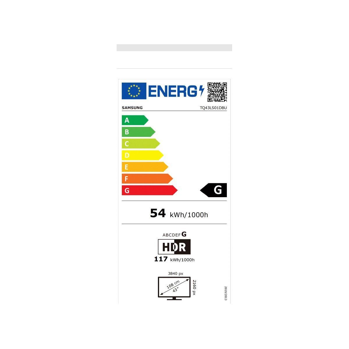 Samsung TV QLED The Serif TQ43LS01D Vert 2024