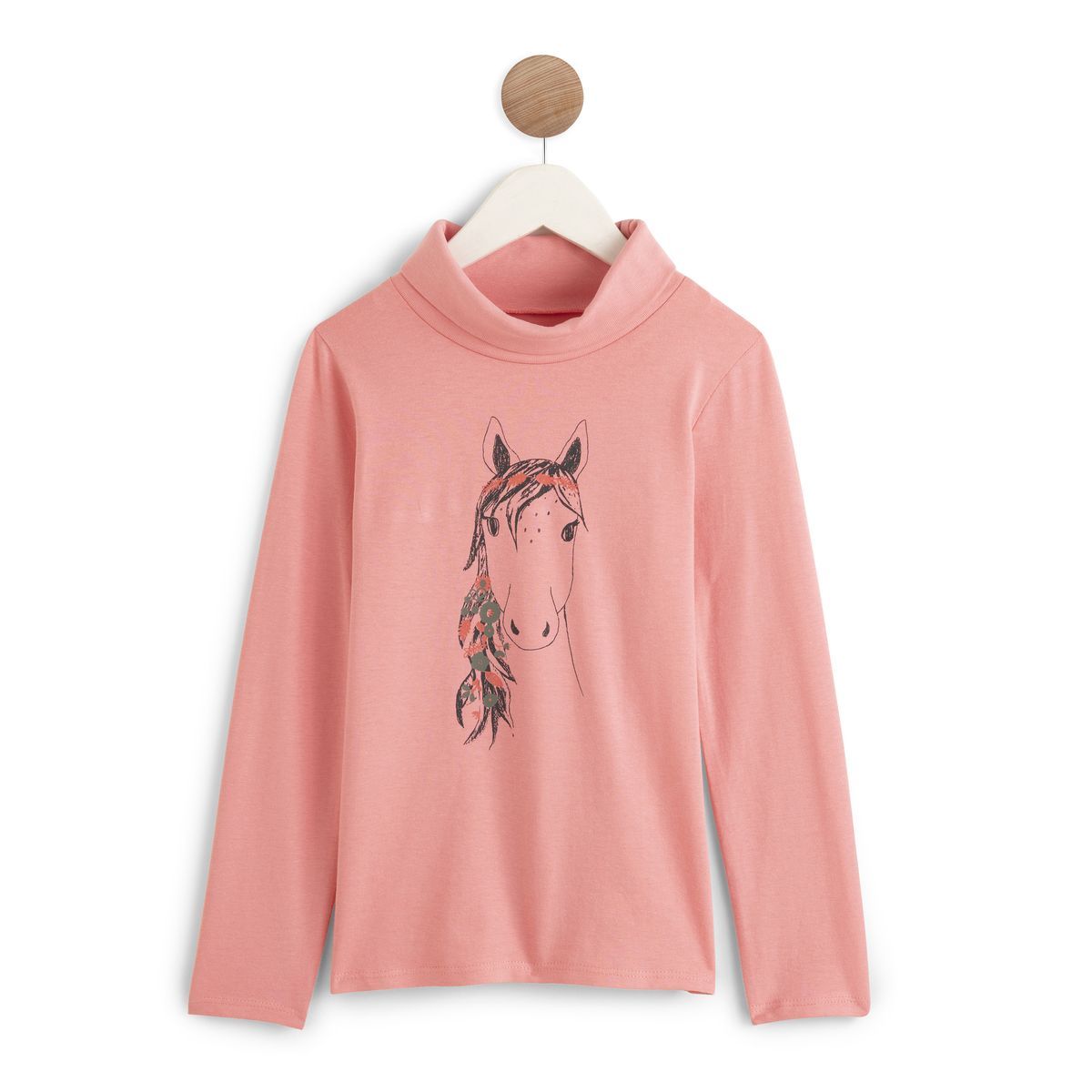 IN EXTENSO Sous pull cheval fille