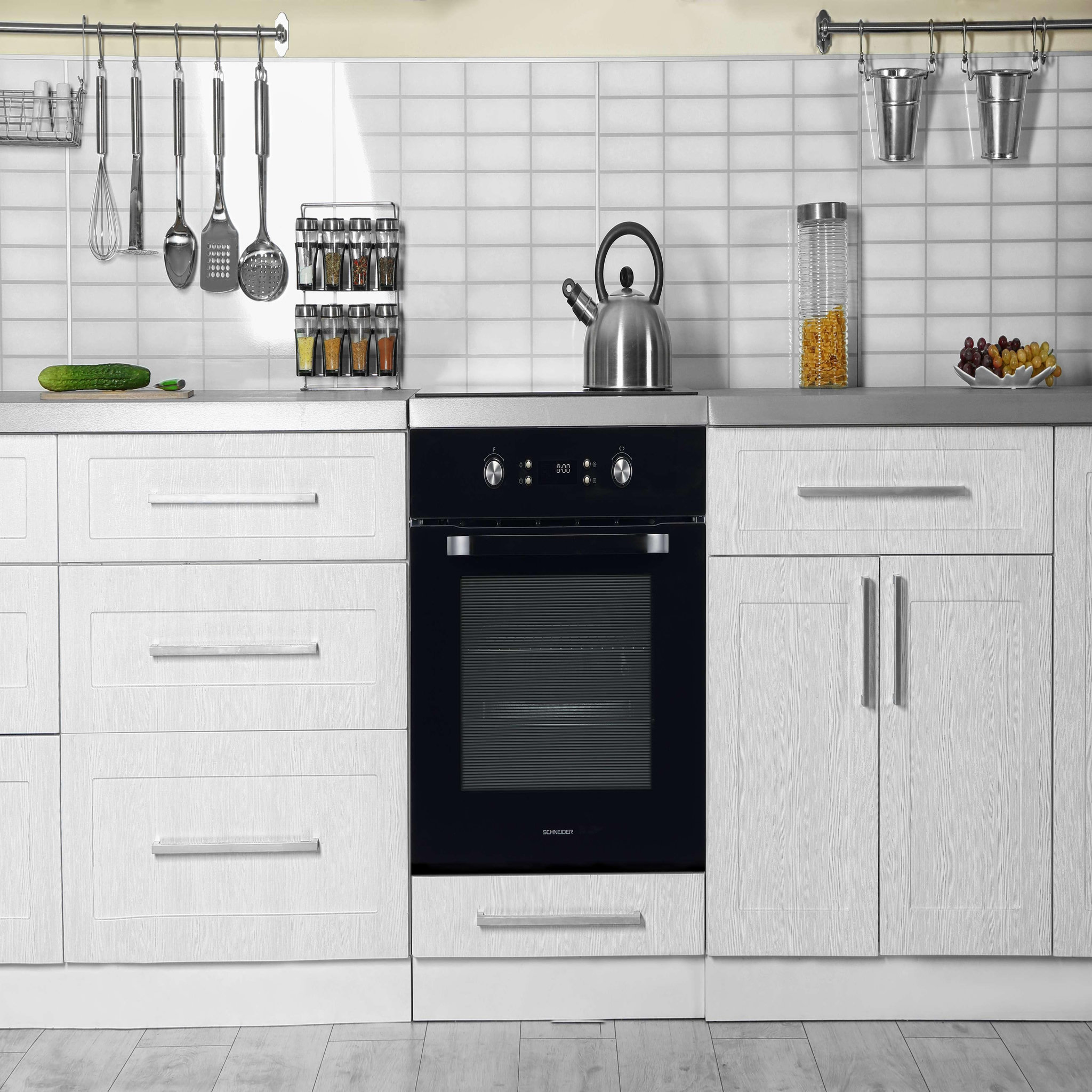 Voir la diapositive 2 : SCHNEIDER Four 65L 5 fonctions Noir - SCOP658PP-A
