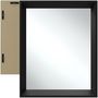 Voir la diapositive 1 : tectake Miroir mural rectangulaire 40,6 x 3,8 x 50,8 cm noir