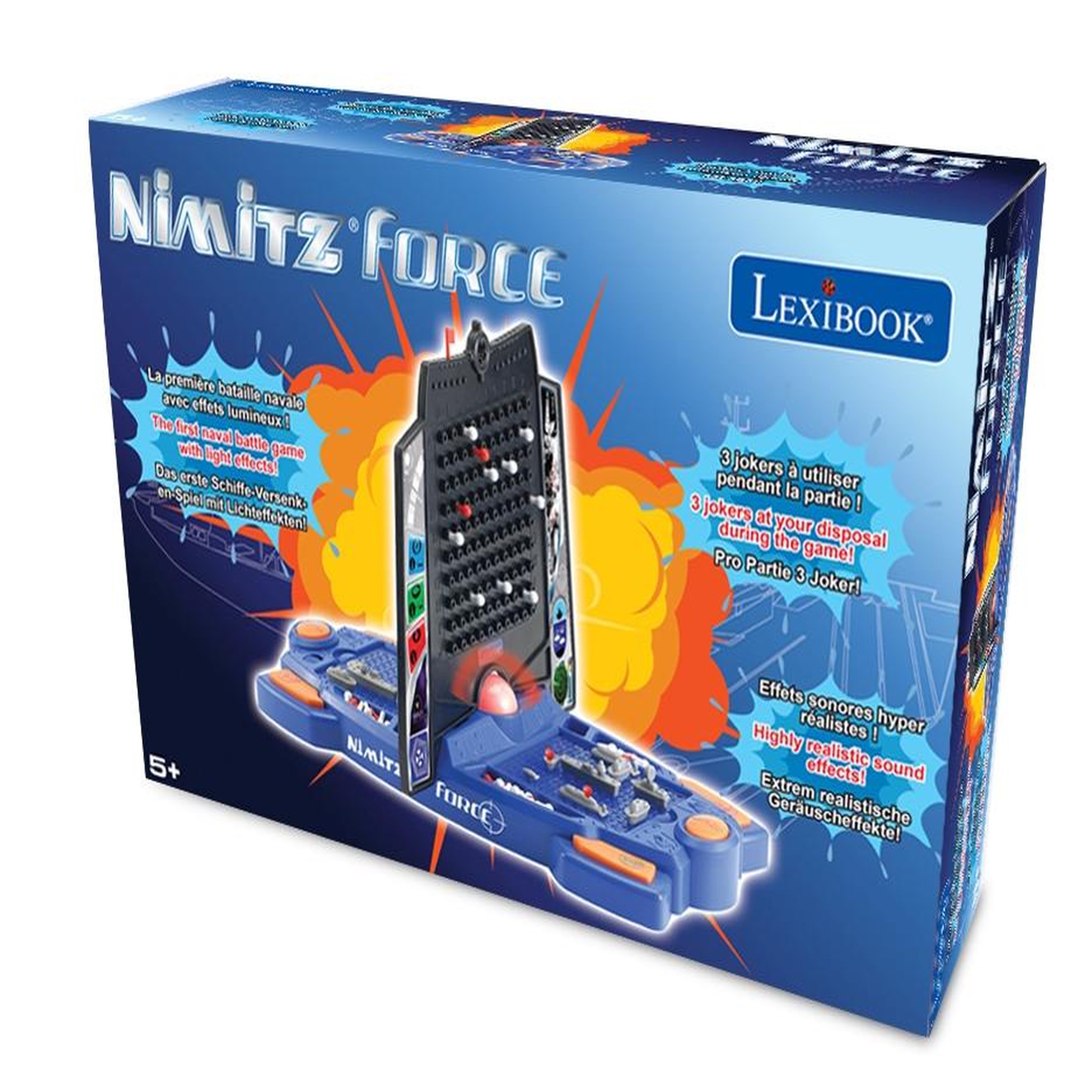 Voir la diapositive 3 : Lexibook Nimitz Force - Bataille navale électronique avec effets sonores et lumineux