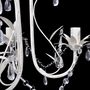 Voir la diapositive 4 : VIDAXL Lustres suspendus a cristaux 4 pcs Blanc elegant