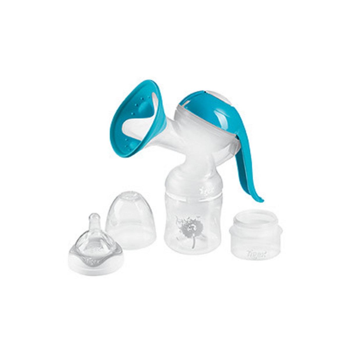 TIGEX Tire lait manuel Skin Touch - Blanc, bleu