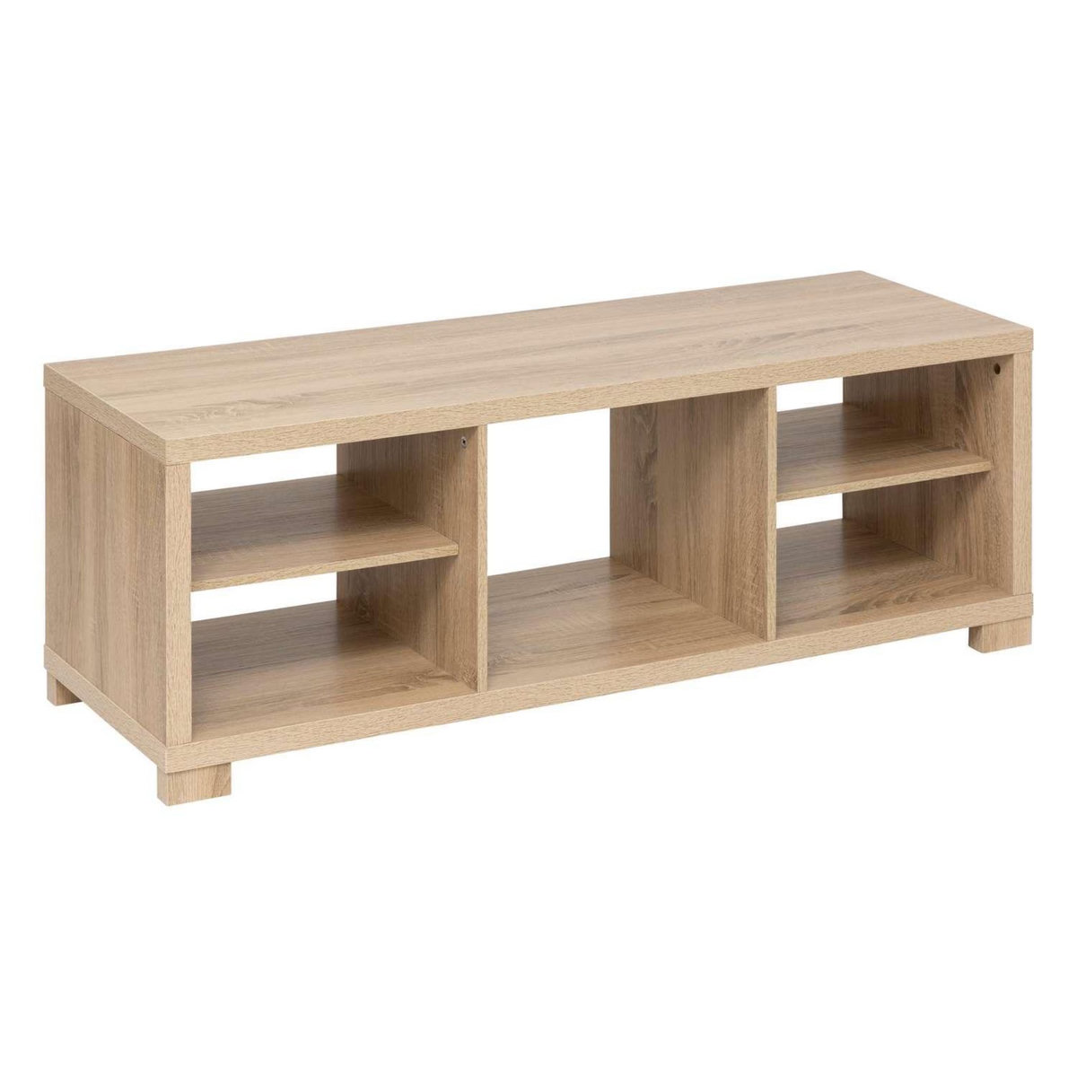 FIVE Meuble TV 5 cases en bois BIVOAK - Beige