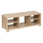 Voir la diapositive 1 : FIVE Meuble TV 5 cases en bois BIVOAK - Beige