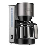 Black et Decker Cafetière filtre 10 tasses 870w inox/noir - bxco870e