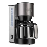 Black et Decker Cafetière filtre 10 tasses 870w inox/noir - bxco870e