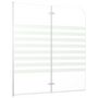 Voir la diapositive 3 : VIDAXL Enclos de bain 120x140 cm Verre trempe Rayures