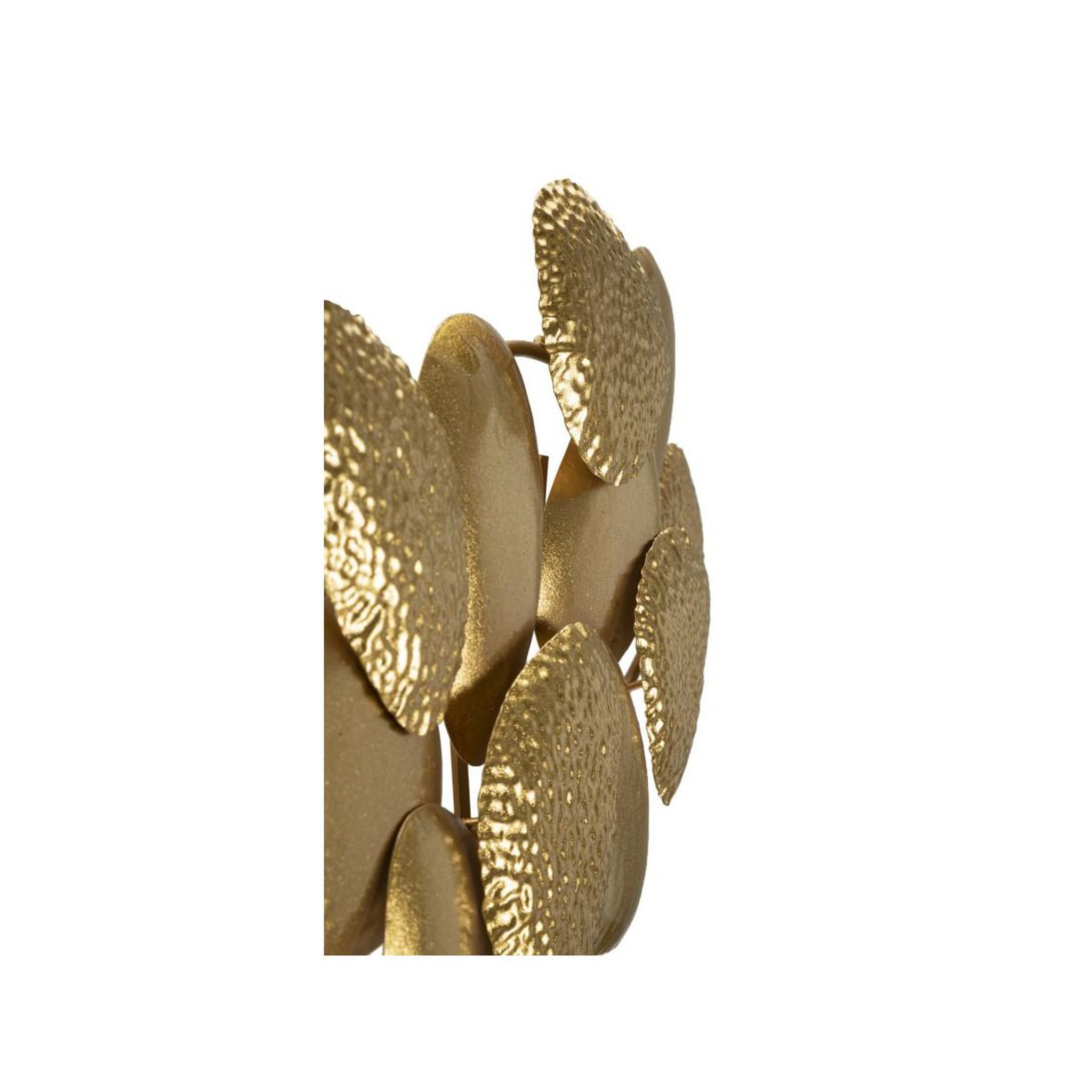 Voir la diapositive 3 : Paris Prix Applique murale en métal  shell  59cm or