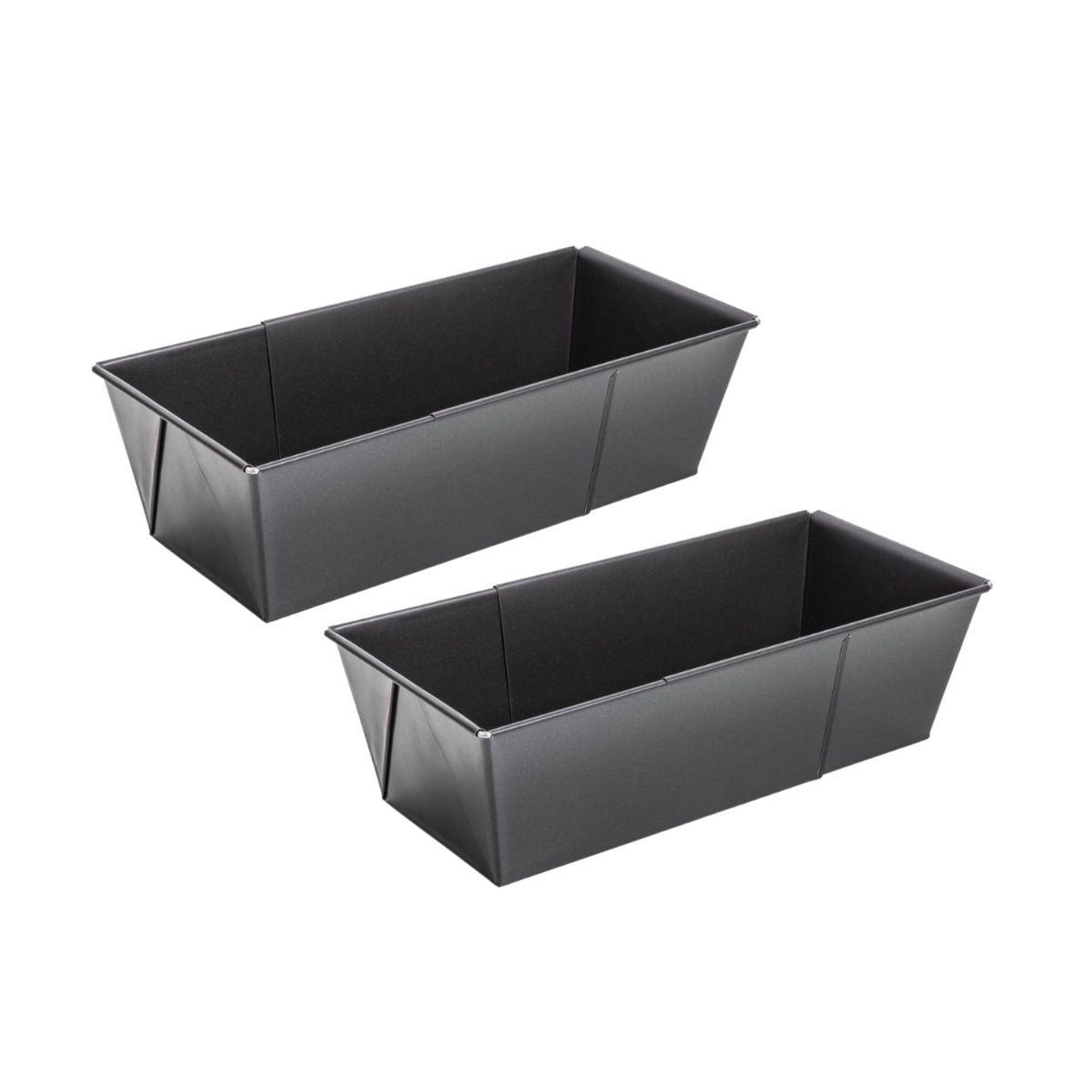 ZENKER Lot de 2 moules à cakes extensibles 20 à 35 cm zenker black metallic