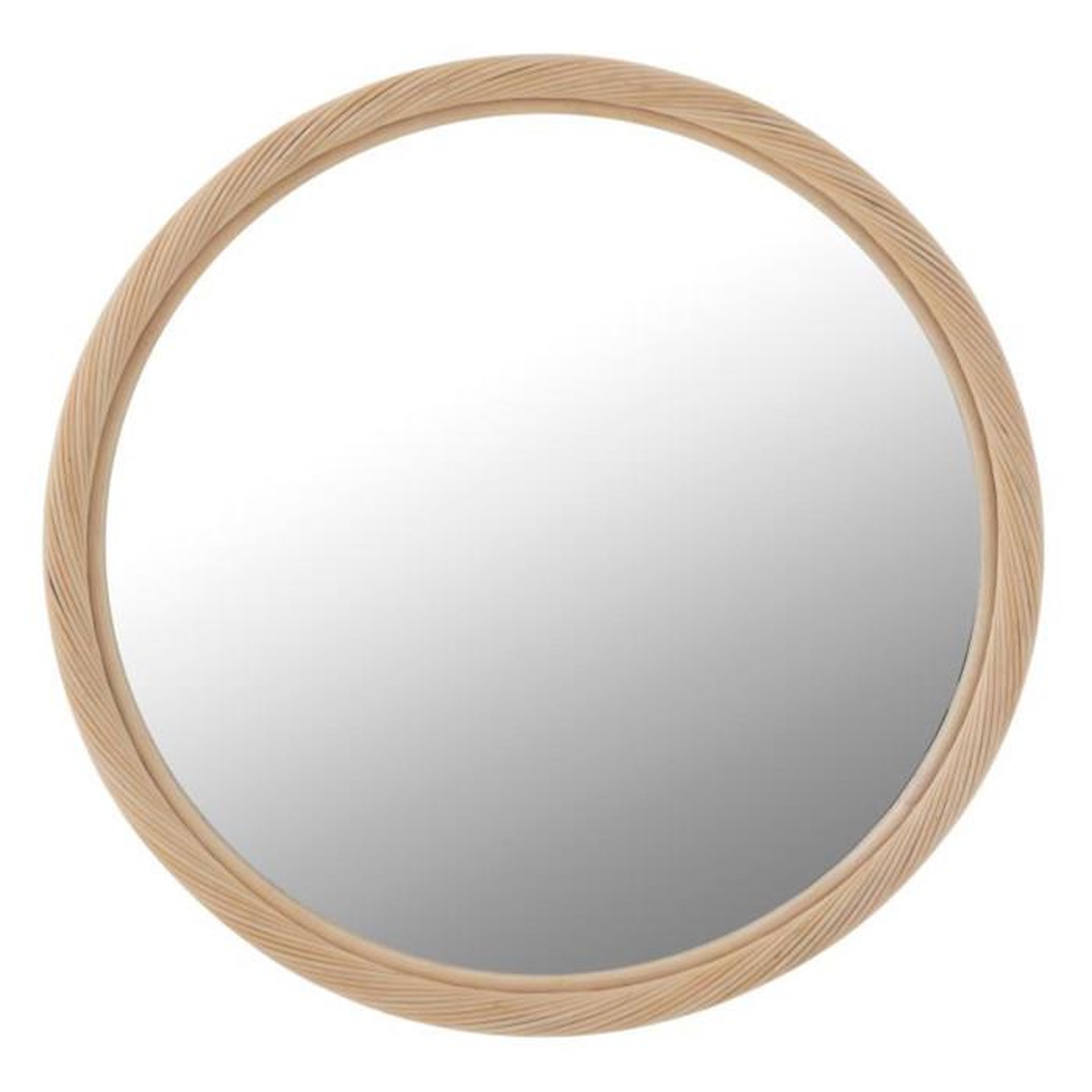 Paris Prix Miroir Mural en Rotin  Dwayne  81cm Naturel