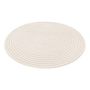 Voir la diapositive 5 : SWEEEK Tapis rond intérieur motifs cercles en relief crème Ø160cm