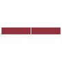 Voir la diapositive 2 : VIDAXL Auvent lateral retractable Rouge 160x1200 cm