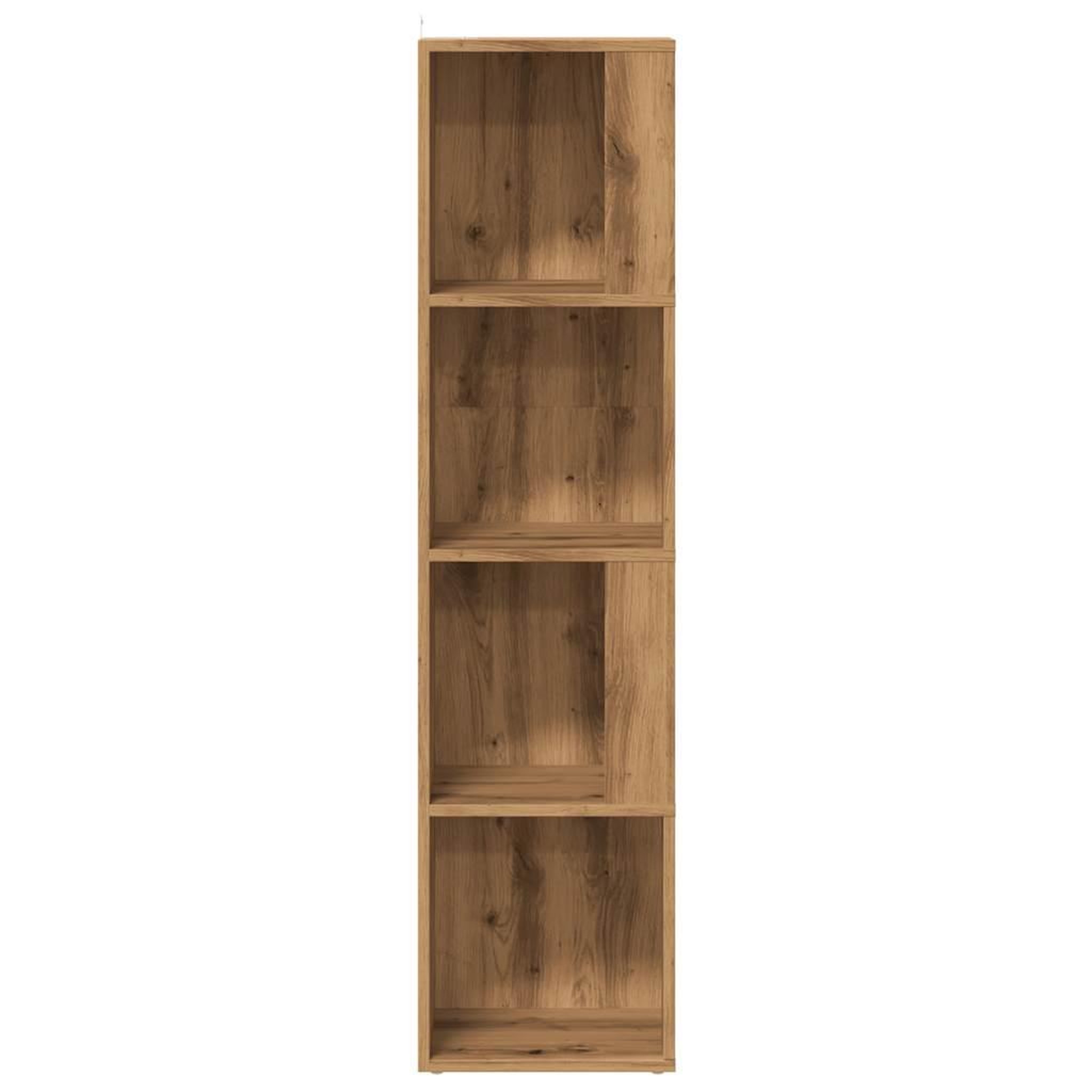 Voir la diapositive 4 : VIDAXL Armoire d'angle chene artisanal 33x33x132 cm bois d'ingenierie